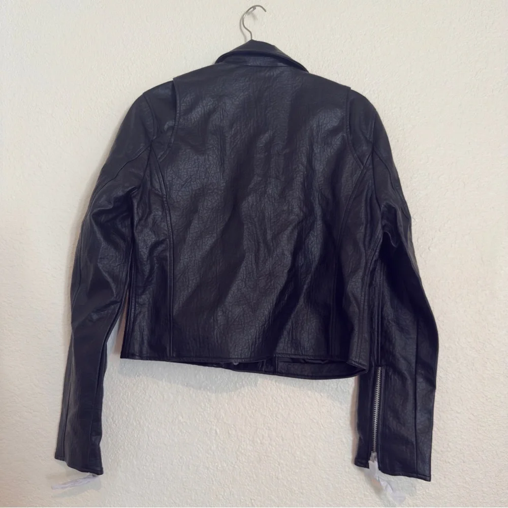 Free people BlankNYC Morning Gram Vegan Leather Moto Jacket - Picture 9 of 11
